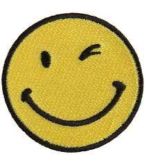 Simplicity - Winking Smiley Face Applique