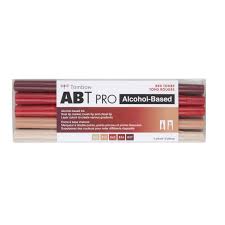 Tombow - ABT Pro Alcohol-Based Dual Tip Markers - Red Tones