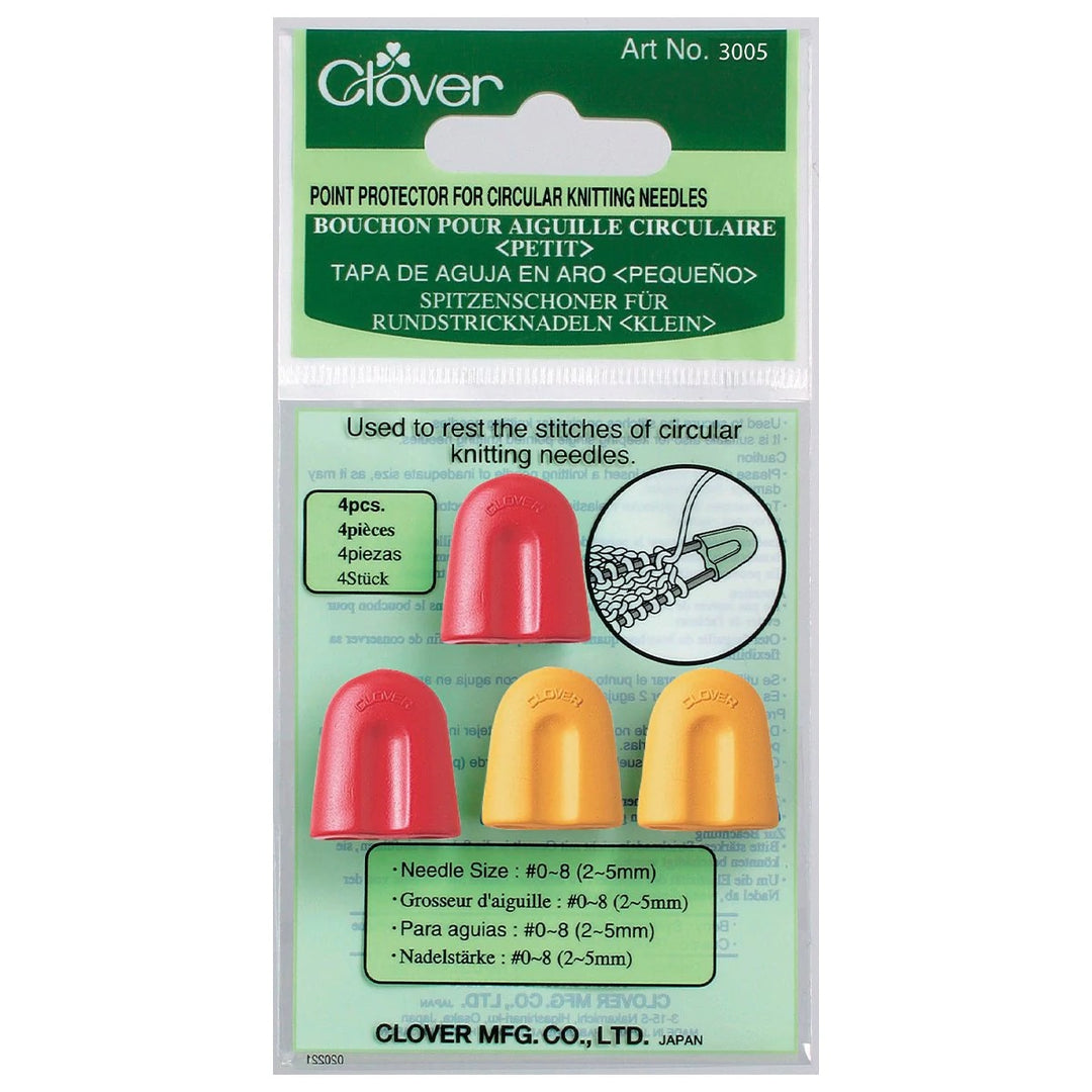 Clover - Point Protectors for Circular Knitting Needles - Large (3005)