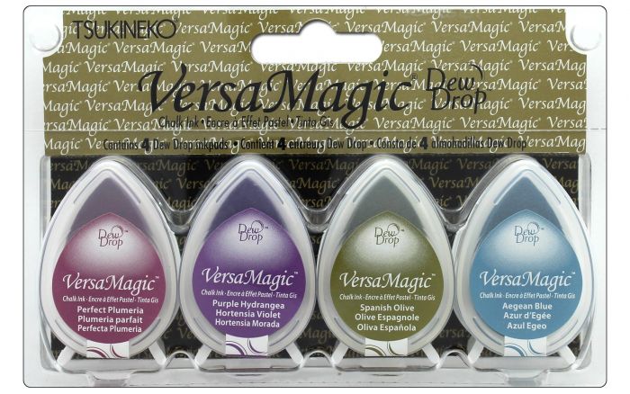 Tsukineko - VersaMagic Dew Drop Chalk Ink Pads - Jewel Box