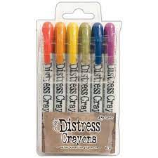 Ranger Ink - Tim Holtz - Distress Crayons - 6 pc