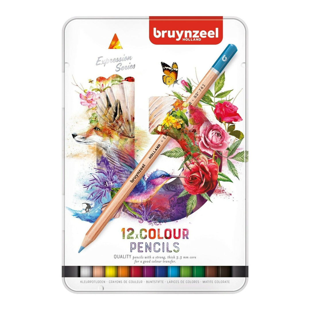 Royal Talens - Bruynzeel Holland - Color Pencils - Expression Series - 12 count