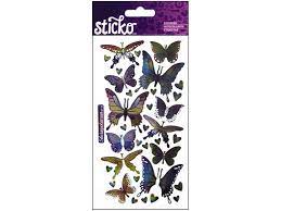 Sticko - Foil Butterflies Stickers