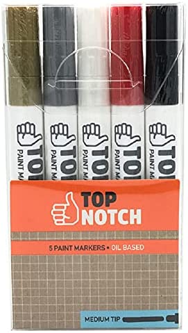 Top Notch - Oil Based Paint Markers - Medium Tip