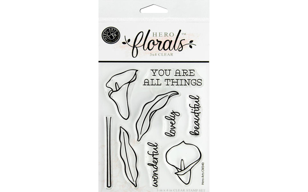 Hero Arts - Hero Florals - Arum Lily Stamps