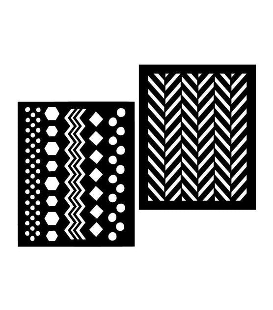 Hero Arts - Chevron Stencil Pair