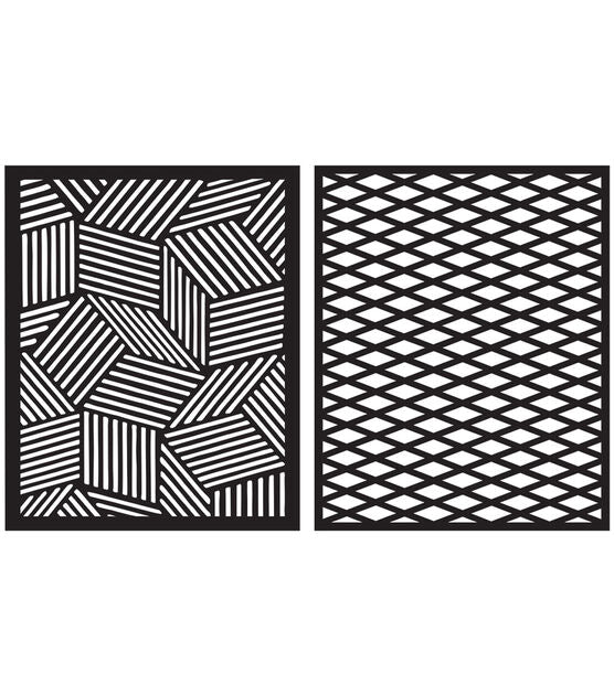 Hero Arts - Lines and Patterns Stencil Pairs