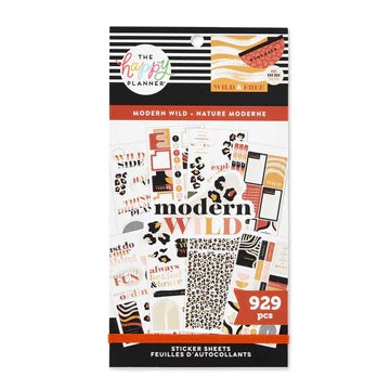 The Happy Planner - Modern Wild Sticker Sheets - 929 pcs