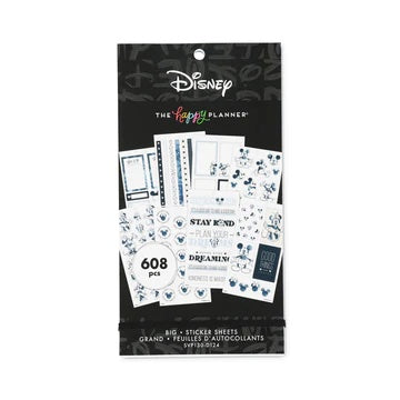 The Happy Planner - Disney - Indigo Sticker Sheets - 608 pcs