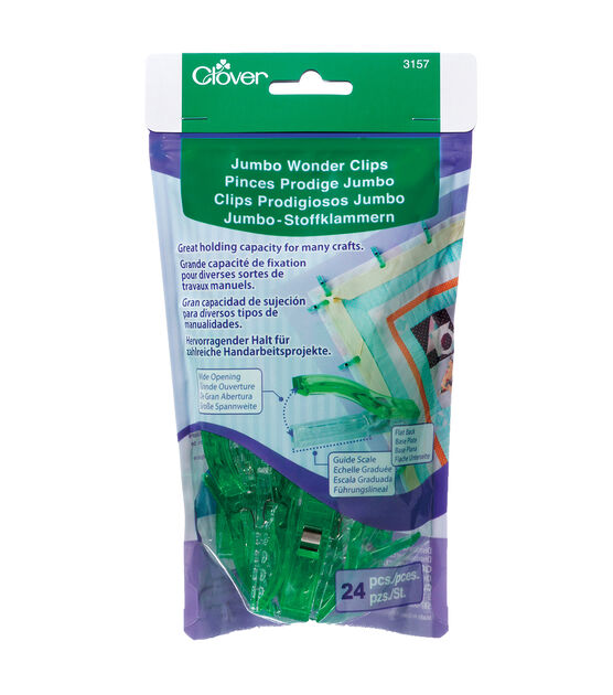 Clover - Jumbo Wonder Clips - 24 pieces