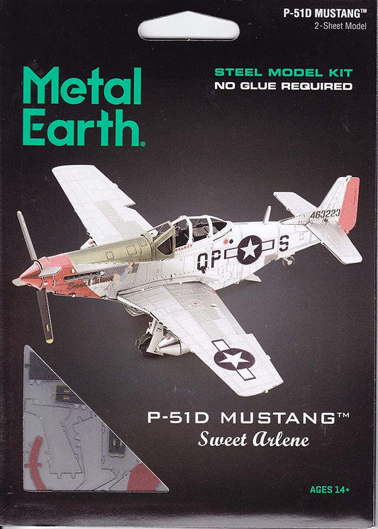 Metal Earth - P-51D Mustang Sweet Arlene Airplane