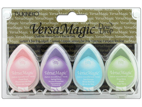 Tsukineko - VersaMagic Dew Drop Chalk Ink Pads - Pretty Pastel