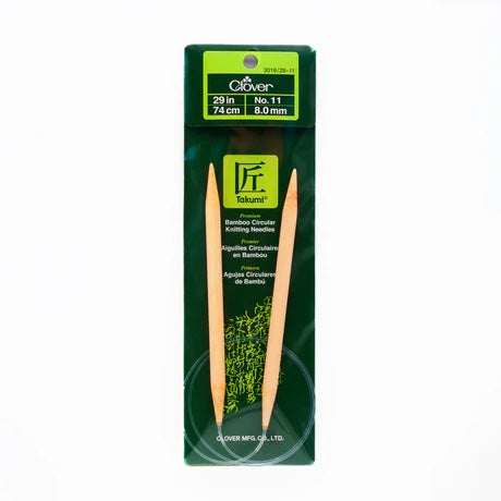 Clover - Bamboo Circular Knitting Needles 29 inch/74 cm (3016)