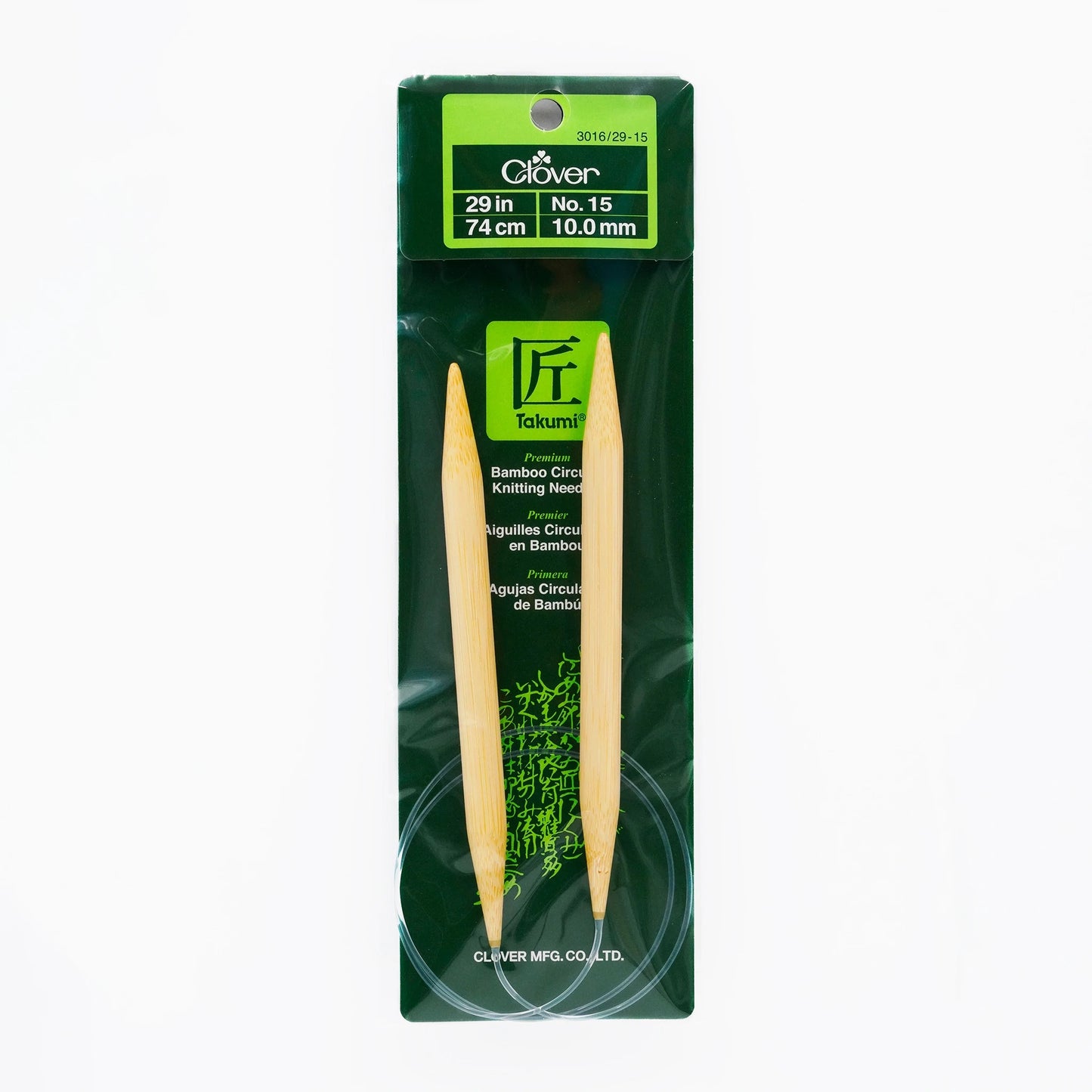 Clover - Bamboo Circular Knitting Needles 29 inch/74 cm (3016)