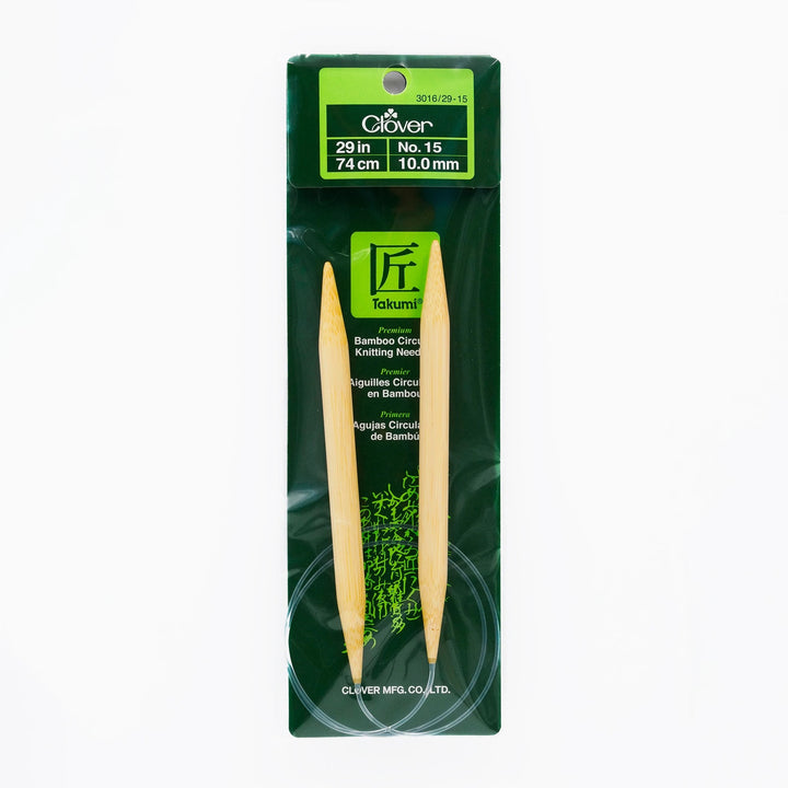 Clover - Bamboo Circular Knitting Needles 29 inch/74 cm (3016)