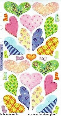 Sticko - Vellum Pastel Hearts Stickers