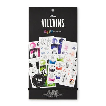 The Happy Planner - Disney - Villainous Planner Stickers - 344 pcs