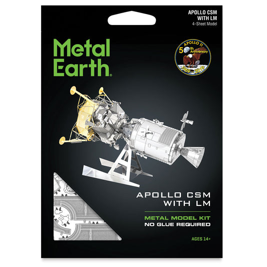 Metal Earth - Apollo Command Service Module with Lunar Module Steel Model Kit