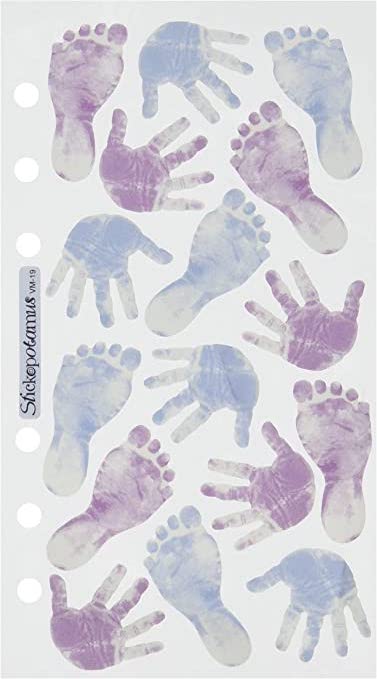 Sticko - Vellum Baby Boy Prints Stickers