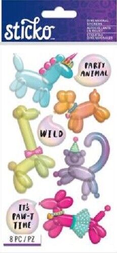 Sticko - Balloon Animal Dimensional Stickers