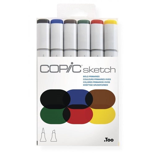 Copic - Sketch Markers Bold Primaries