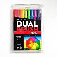 Tombow - Dual Brush Pens - Bright - Version 1 (with blender)