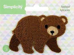 Simplicity - Brown Bear Applique