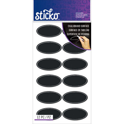 Sticko - Chalk Oval Labels