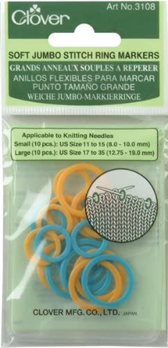 Clover - Soft Jumbo Stitch Ring Markers