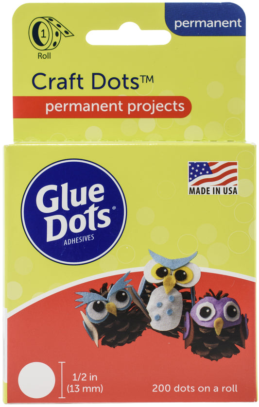 Glue Dots - 1/2" Permanent Craft Dots