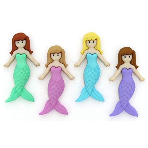 Dress It Up - Mermaid Friends Buttons