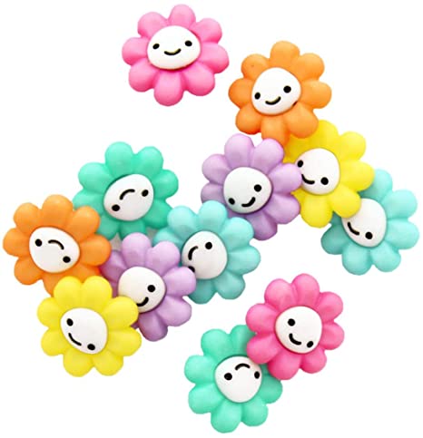 Dress it Up - Happy Little Flowers Buttons