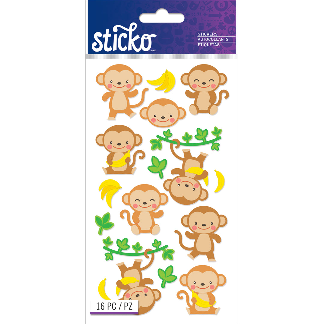 Sticko - Dancing Monkeys Stickers