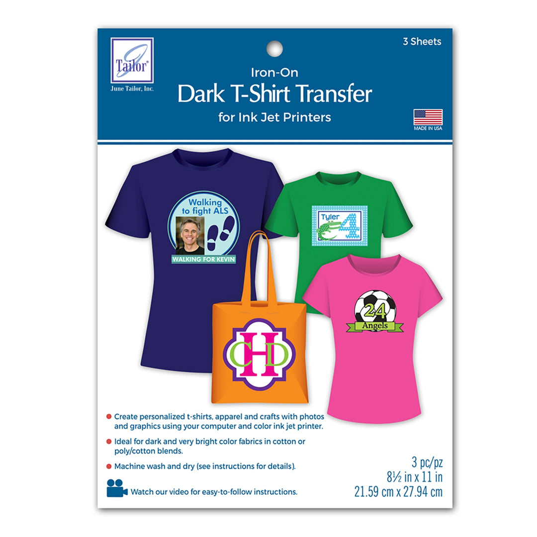 June Tailor - Dark T-Shirt Transfer Sheets