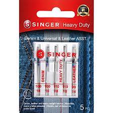 Singer - Heavy Duty Denim, Universal, and Leather Asst. - 5 pc.