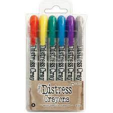 Ranger Ink - Tim Holtz - Distress Crayons - 6 pc