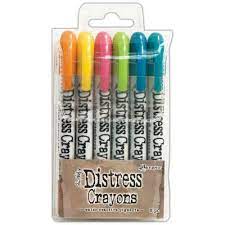 Ranger Ink - Tim Holtz - Distress Crayons - 6 pc