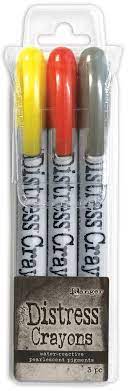 Ranger Ink - Tim Holtz - Halloween Distress Crayons - 3 count