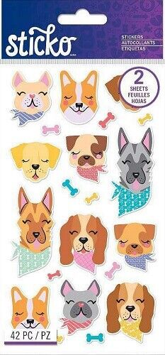 Sticko - Dog Bandana Stickers