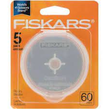 Fiskars - 60mm Rotary Blades - 5 pack