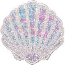 Simplicity - Pink and Blue Clam Shell Applique