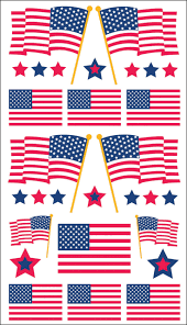 Sticko - Flag Day Dimensional Stickers