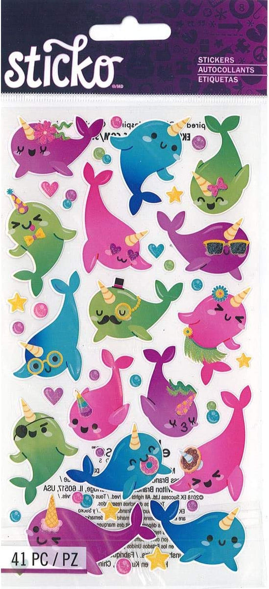 Sticko - Funny Narwhals Stickers