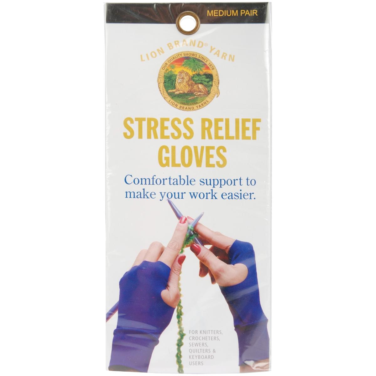 Lion Brand Yarns - Stress Relief Gloves