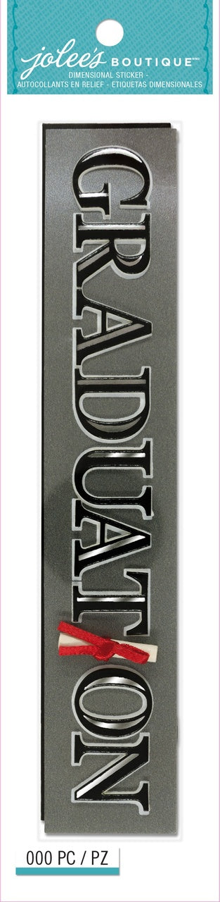 Jolee's Boutique - Grad Word Dimensional Sticker