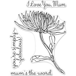 Hero Arts - Mum Stem Stamps