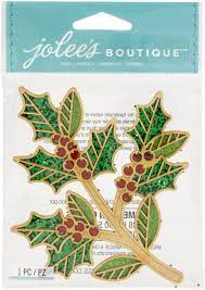 Jolee's Boutique - Holly Wood Embellishment