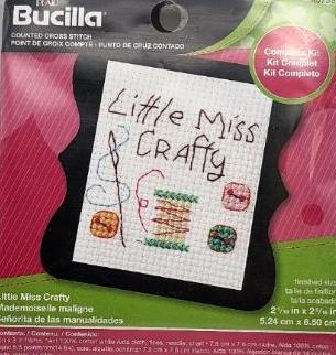 Bucilla - Counted Cross Stitch Kit - 3 in x 3 in - Little Miss Crafty