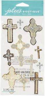 Jolee's Boutique - Inspirational Crosses Dimensional Stickers