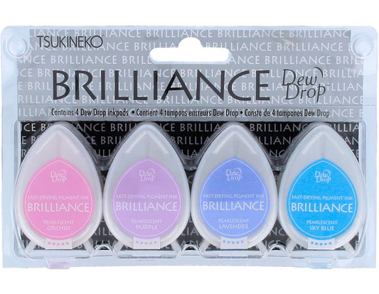 Tsukineko - Brilliance Dew Drop Ink Pads - Jewel Tones